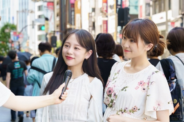 【画像】身長180cmの女(10代)さん、街頭インタビューでTVに映った結果www