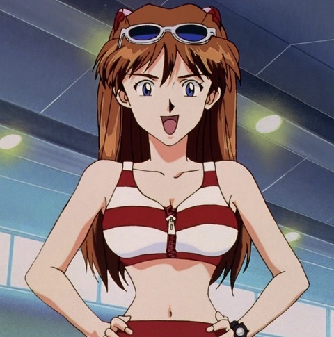 惣流アスカさん、水着シーンで乳を盛られるwww （※画像あり）