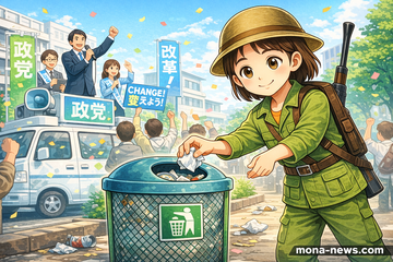 【卑劣】中革連候補、所属政党を隠蔽…選挙ポスター『中道改革連合』文字を極小同化色でステルス掲載してツッコミ殺到www