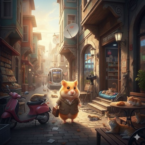 トルコのテレビ局に住み着いたネコが出産した結果