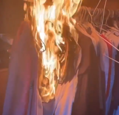 【悲報】Z世代さん、家を燃やす様子を晒すwww