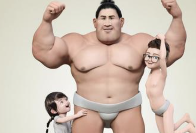 【画像】力士がアイドルと並んだ結果『こう』なるwww