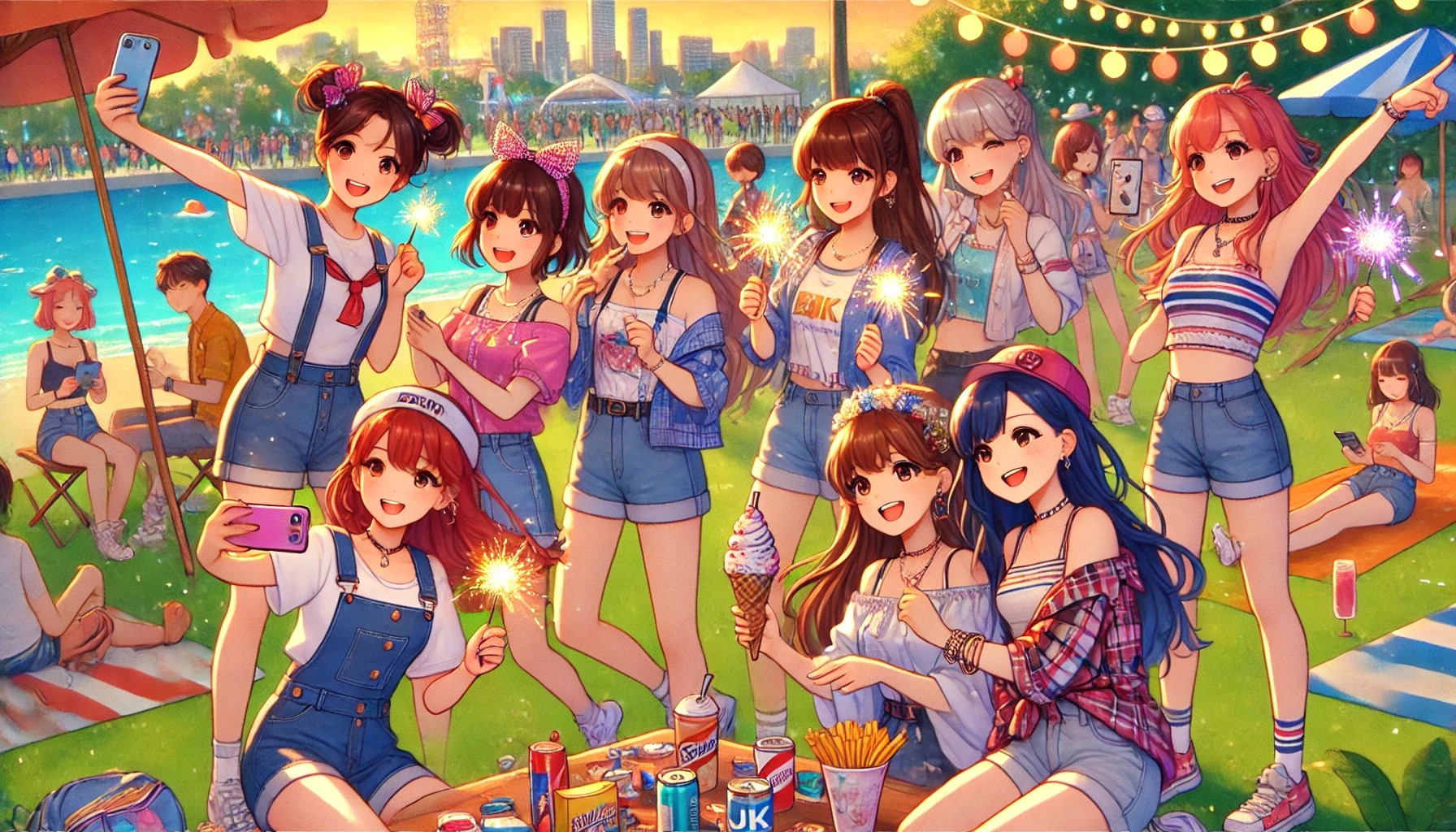 【画像】今夏のJKさん達、過去最高の露出www【Pickup】