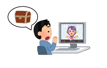 Vtuber「右に進むよ！」 コメントワイ「待って！左行くと宝箱ある！」