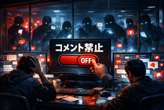 ゲーム会社 「日本人は悪口しか言わないのでコメント禁止っと」