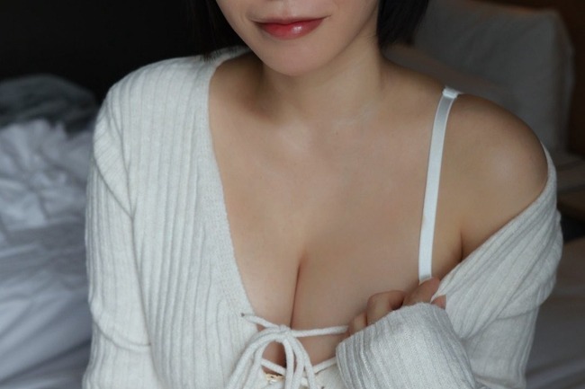 Hカップのハメ撮り風AV、抜ける