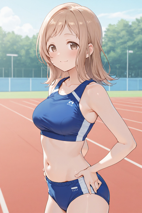 【画像】こんな乳で陸上できるわけあるかよwww