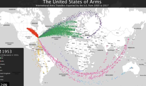 【アメリカの武器輸出マップ】可視化したらこうなった（1950〜2017年）冷戦〜現代