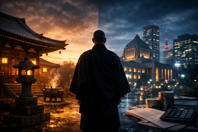 ネットの坊主「宗教課税したらワイの寺潰れるけどええんか？」