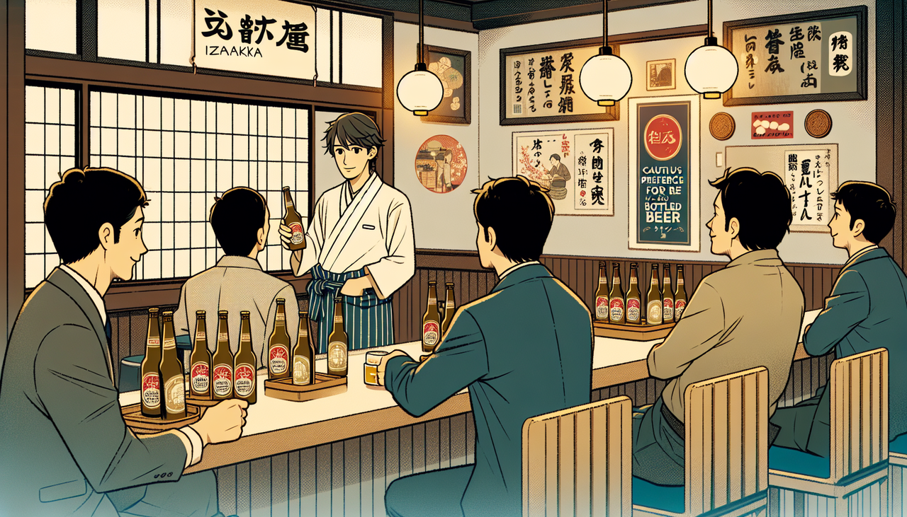 【謎】居酒屋で生ビールがあるのに、わざわざ瓶ビールを注文してる人が結構いる理由