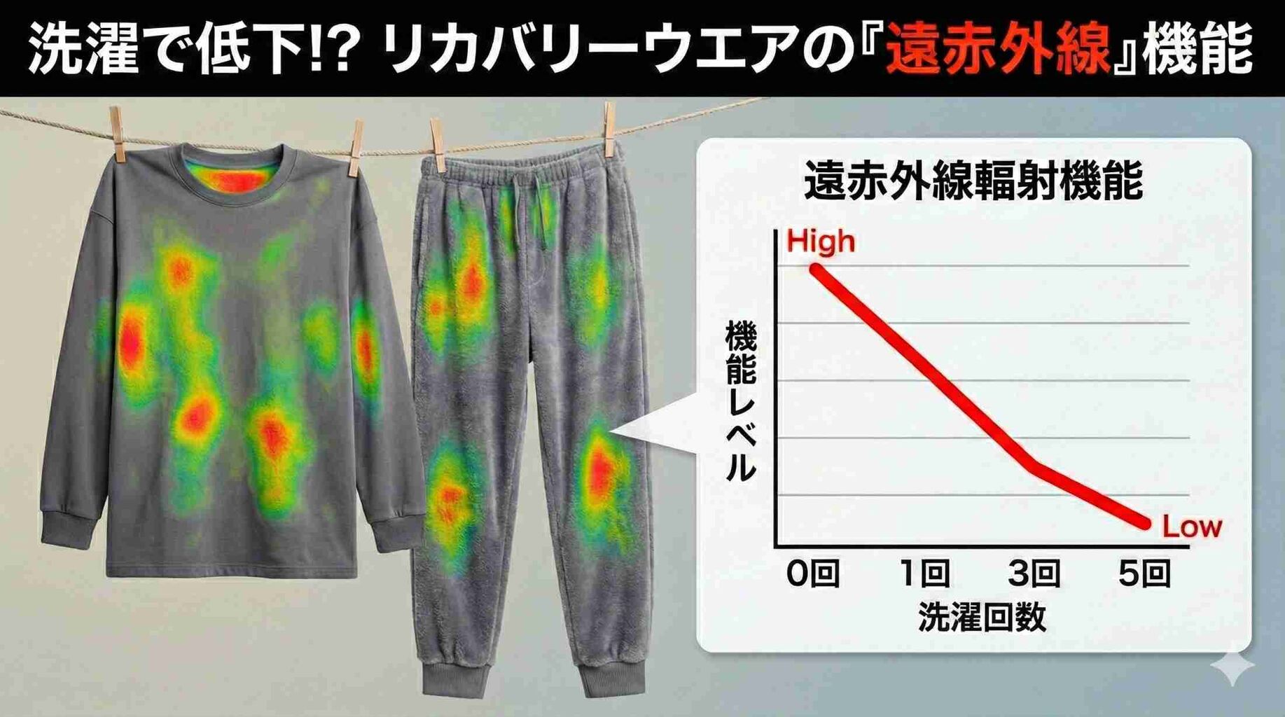 【「リカバリーウエア」洗濯すると機能低下の恐れ】適切な情報開示なく 複数のメーカーが明らかに