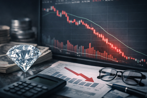 【地獄】人工ダイヤ株、買ったワイ→含み損だけ“本物”で草ｗｗｗ