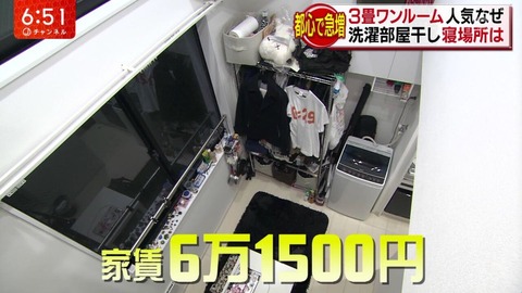 【弩級画像】家賃6万のお部屋がこちら・・・もう終わりだよこの国・・・