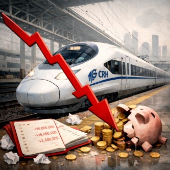 【悲報】中国新幹線の累積赤字、138兆円www