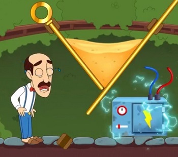 【悲報】ピンを抜いてオッサンを救うゲーム、もう誰もやってない