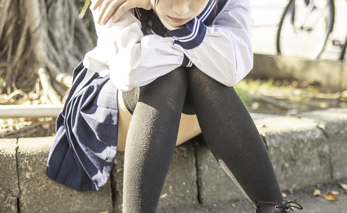 【画像】JK「パンツ見て♡」ｗｗｗ
