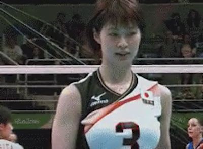 【乳揺れGIF】全盛期の木村沙織、全男子を確実にシコらせに来てしまう！