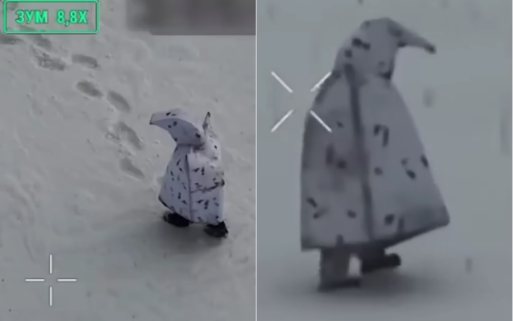 ロシア軍の迷彩服がペンギンすぎると話題に