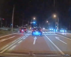 【事故】宇都宮でふらふら運転の車に追突されるドライブレコーダー。