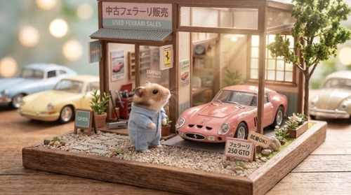 フェラーリの中古車価格　終わる