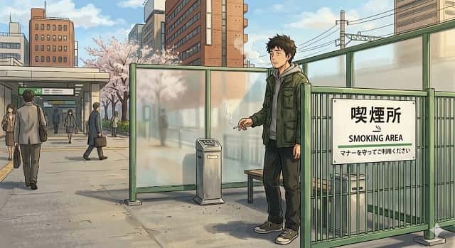 「全ての喫煙者へ」 コットンきょんが投稿した『喫煙所での光景』写真に共感殺到 「これ見る度ムカつく」「いますよねぇ」