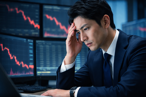 【緊急速報】えぇ…なんだこれは！？日経平均、大暴落へ