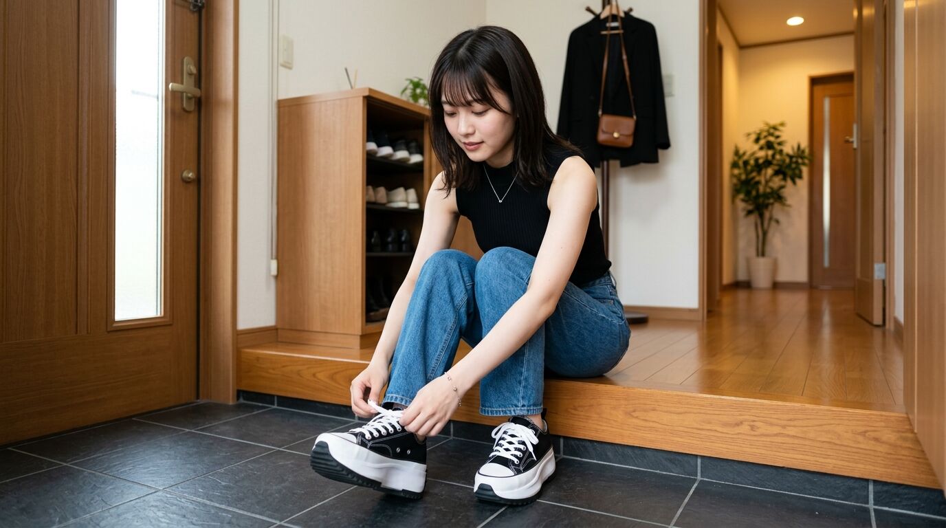 【男も女も】「厚底スニーカー」人気　世代超え“第3次厚底ブーム”到来か