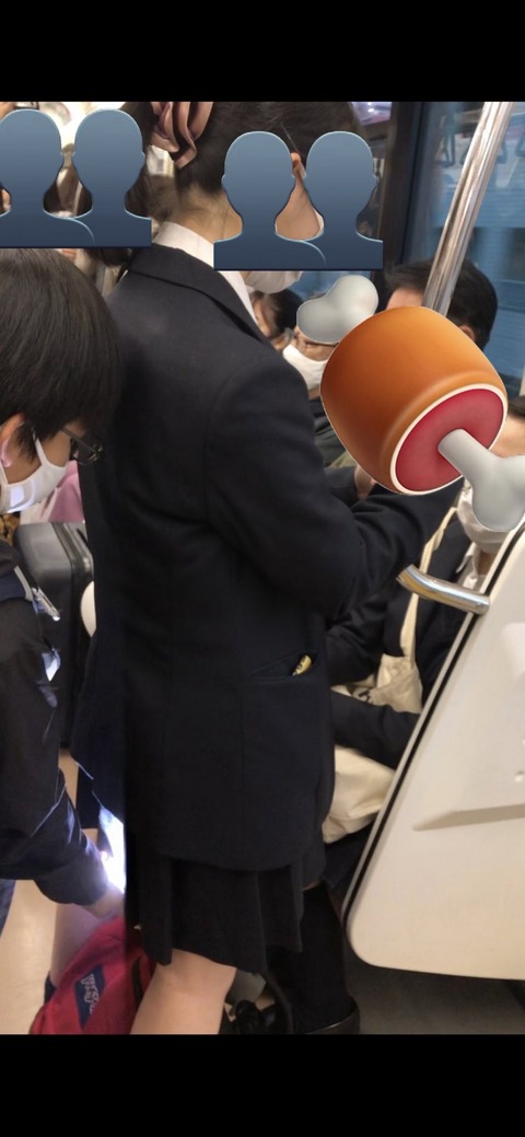 【画像】令和のオスガキ、手慣れた盗撮www