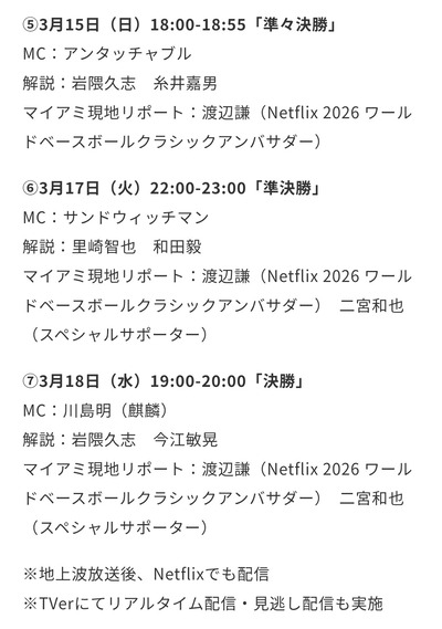 【WBC】「ネトフリ解約だ！ちくしょー！」侍ジャパン敗退で「ネトフリ解約」がトレンド入り