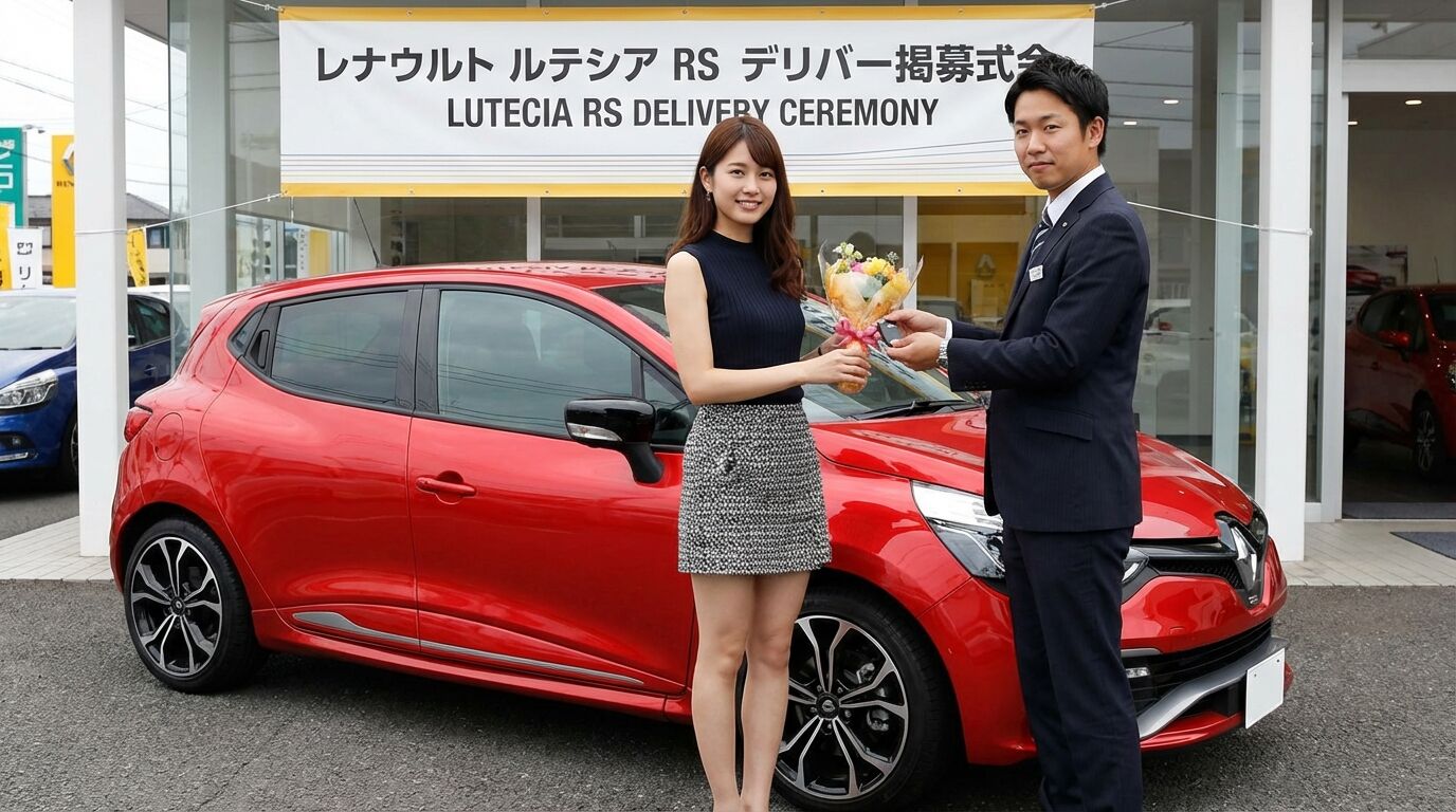 【かっけぇ…】「軽」より安い　「小さなスポーツカー」“200馬力超え”の1.6L「直4」搭載　ルノー「ルーテシアRS」