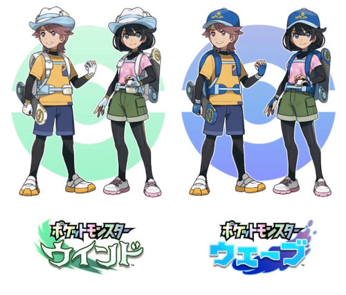 『ポケモン ウインド・ウェーブ』の主人公、どっちのデザインが好き？