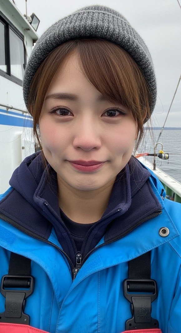 【画像】カニ漁師の女さん、アソコが臭そうと言われ泣く