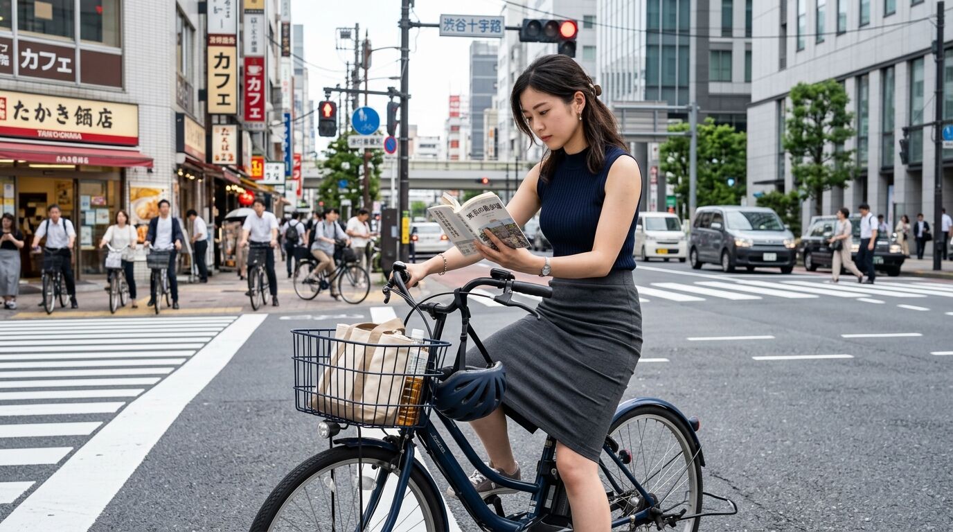 【自転車罰則】YouTuber「ながらスマホはダメ、でもこれならおｋ」