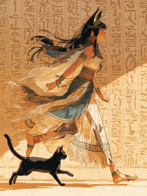 【画像】可愛すぎる古代エジプトの神