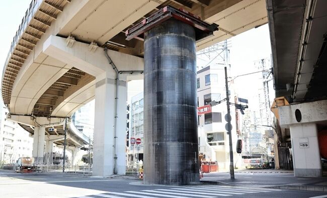 【大阪】新御堂筋で直径5mの地下貯水管が10数メートルにわたり隆起