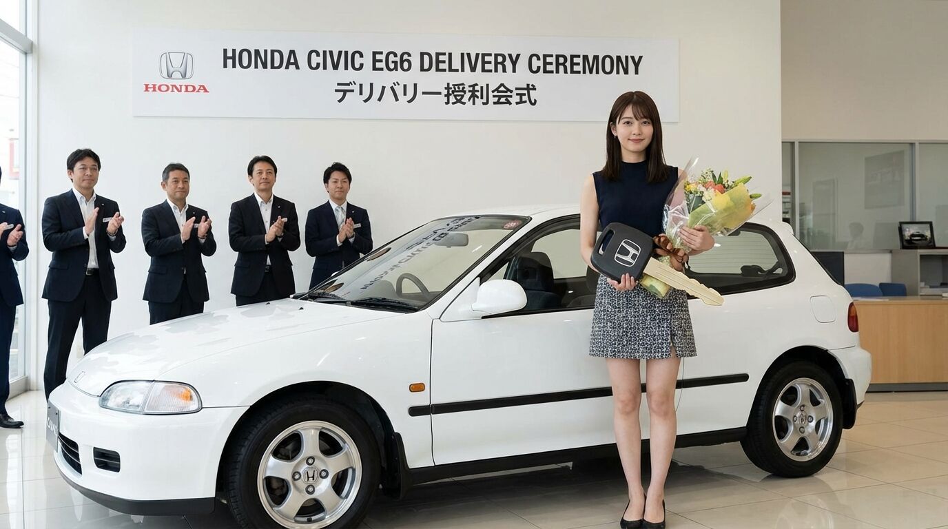【神か？】昔のホンダ・シビック（EG6）の値段、160万円