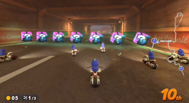 【動画】マリオカートワールド、みんな同じキャラで走り誰も前を走らず停止www