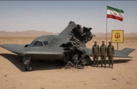 【悲報】イランさん、B2爆撃機を撃墜したとして画像を公開www