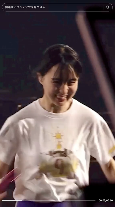 賀喜遥香さん、バストが浮き出てしまうwww