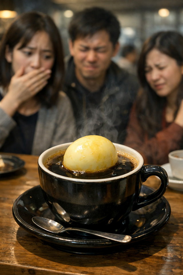 【中国】少年の尿で煮た卵をトッピングしたコーヒーが人気→批判殺到で販売中止　オエーｗｗｗ