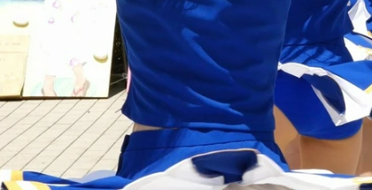 【悲報】チアJKさん、履き忘れてしまう…