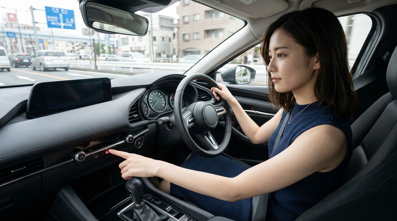 【あれの意味】たまにわざわざ“ハザード炊いて”バックしてる謎のクルマがいるでしょ‥‥