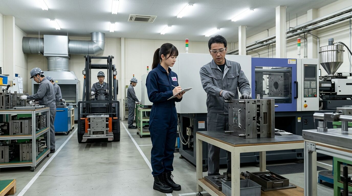 【人手不足】タイミーさん、ついに金型工場へ‥‥