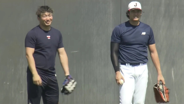 【悲報】侍J鈴木誠也と大谷翔平の筋肉ｗｗｗｘｗ