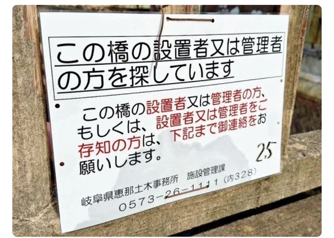 【画像】近所のオッサンが日曜大工で作った橋がスゴ過ぎて横転www