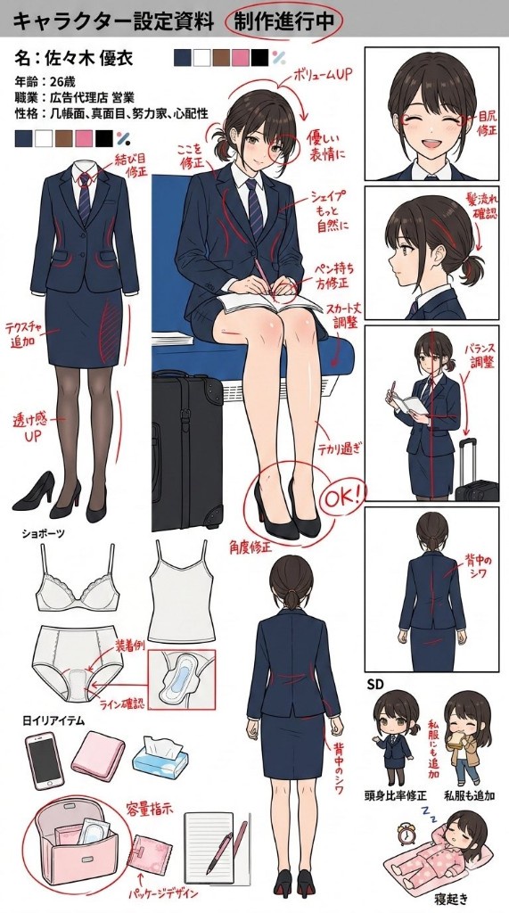 【画像】女子社員さんの分解図www