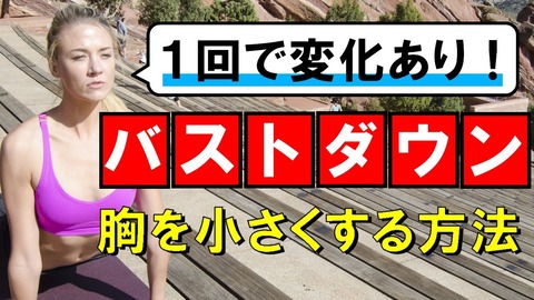 【画像】お〇ぱいを小さく見せるブラwww