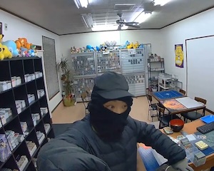 【動画】茨城県のトレカショップに入った空き巣の映像が公開される。