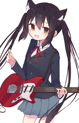 【画像】けいおんのあずにゃんの絵を描いた