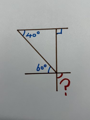 【悲報】小学生レベルのこの角度の問題、ガチで大人さんが解けないwww
